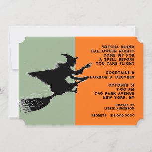 Invitation Soirée Cocktail Halloween