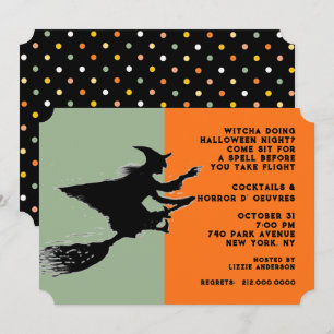 Invitation Soirée Cocktail Halloween