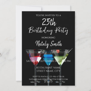 Invitation Soirée cocktails