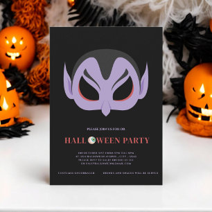 Invitation soirée costume halloween pour enfants