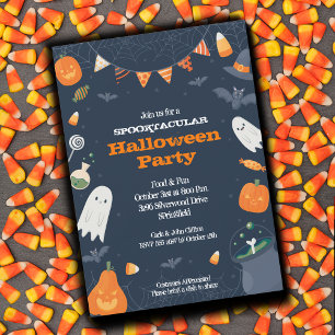 Invitation Soirée costumée d'Halloween