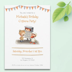 Invitation Soirée costumée pour enfants