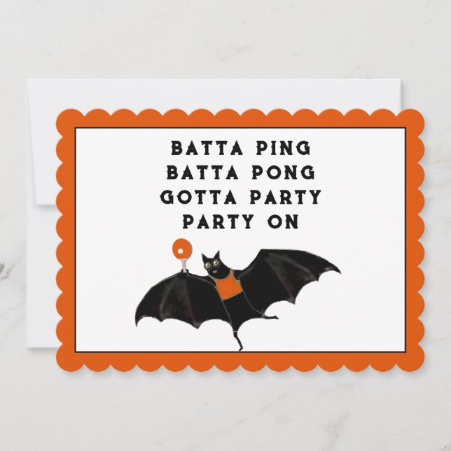 Invitation Soirée créative d'Halloween (Devant)