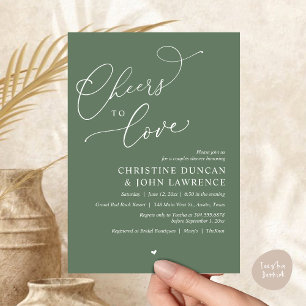 Invitation Soirée d'amour, Soirée Romantique Couples Douche