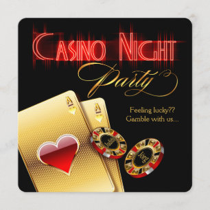 Invitation Soirée d'anniversaire de Susanne Vegas Casino