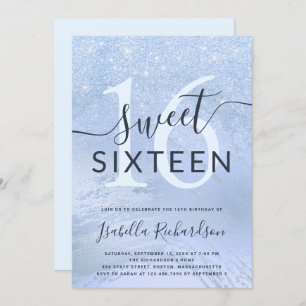 Invitation Soirée d'anniversaire en sweet sixteen de parties