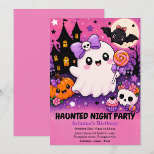 Invitation Soirée d'anniversaire Halloween – Nuit d'Halloween