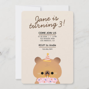 Invitation Soirée d'anniversaire très simple