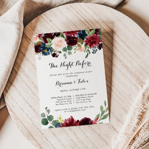 Invitation Soirée de calligraphie d'automne avant le dîner de