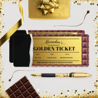 Soirée de chocolat personnalisé en Golden Ticket