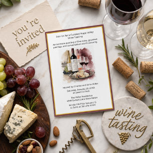 Invitation Soirée de dégustation de mets gastronomiques et de