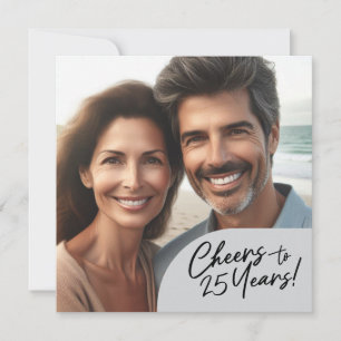 Invitation Soirée de fête de 25 ans