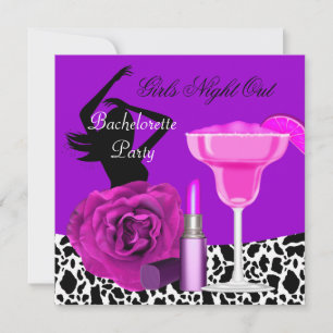 Invitation Soirée de Filles de Demoiselle d'Honneur Animaux V