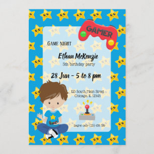 Invitation Soirée de jeu