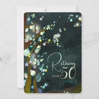 Invitation Soirée de la Glittery, fête de la retraite