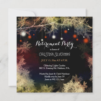 Invitation Soirée de la retraite de Starry Forest
