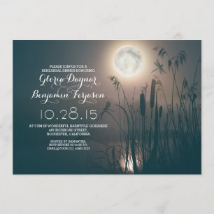 Invitation soirée de lune dragonfly & water grass répétition