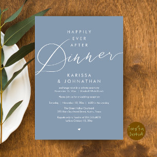 Invitation Soirée de Mariage Happily Ever After