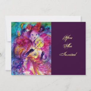 INVITATION SOIRÉE DE MASQUERADE