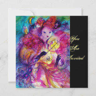 INVITATION SOIRÉE DE MASQUERADE