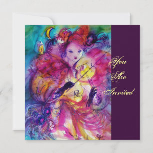 INVITATION SOIRÉE DE MASQUERADE