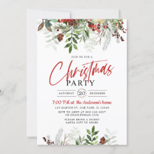 Invitation Soirée de Noël