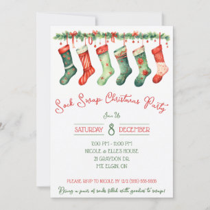 Invitation Soirée de Noël, Fête de Noël