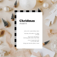 Soirée de Noël rétro minimaliste