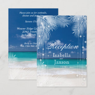 Invitation Soirée de plage - Réception