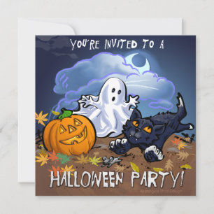 Invitation Soirée d'Halloween