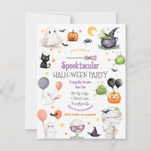 Invitation Soirée d'Halloween