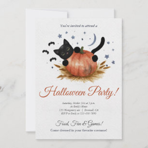 Invitation Soirée d'Halloween