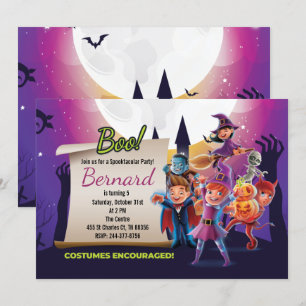 Invitation Soirée d'Halloween