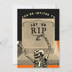 Invitation Soirée d'Halloween amusante