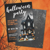 Soirée d'Halloween Maison Hantée Costume Annuel