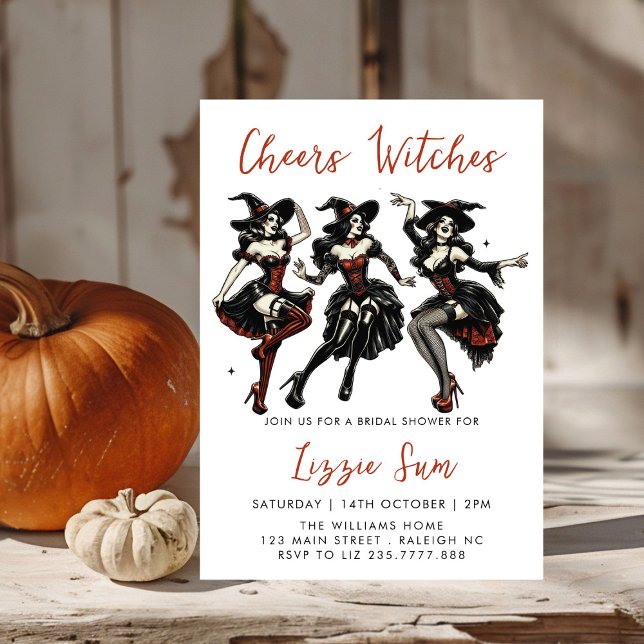 Invitation Soirée d'Halloween pour adultes sorciers (Créateur téléchargé)