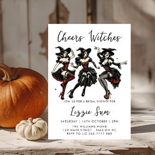 Invitation Soirée d'Halloween pour adultes sorciers
