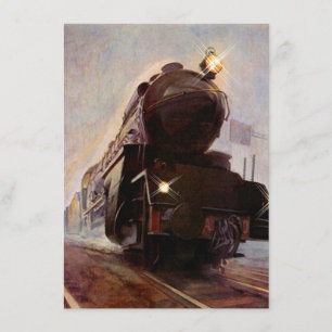 Invitation Soirée d'invitation à la fête de train Jalon Anniv