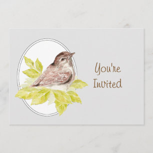Invitation Soirée d'observation des oiseaux Bruant Oiseau Fêt