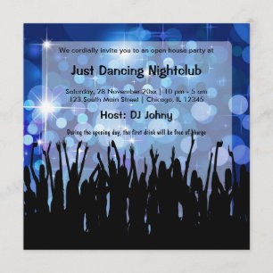 Invitation Soirée d'ouverture de la discothèque