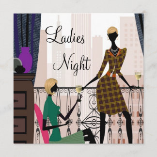 Invitation Soirée Élégante Entre Dames