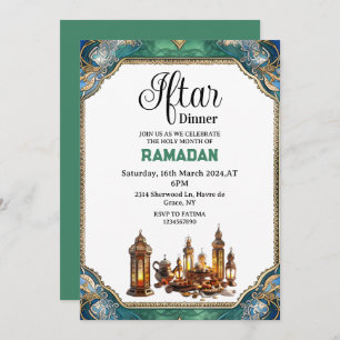 Invitation Soirée Elégante Iftar Ramadan 2025