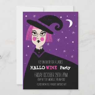 Invitation Soirée féminine de Halloween féminin