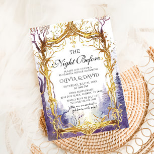 Invitation Soirée Forêt Magique Enchantée Avant La Répétition