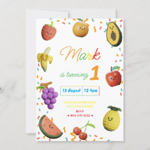 Invitation Soirée Fruit Dansante
