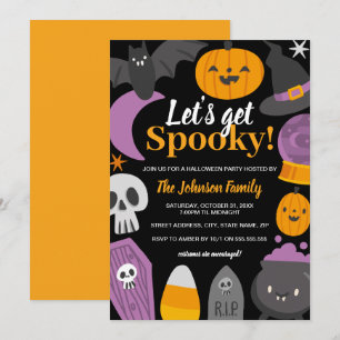Invitation Soirée Halloween Effrayante