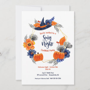 Invitation Soirée Halloween effrayante
