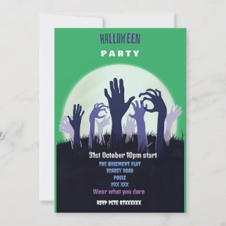 Invitation Soirée Halloween Friandise ou Farce