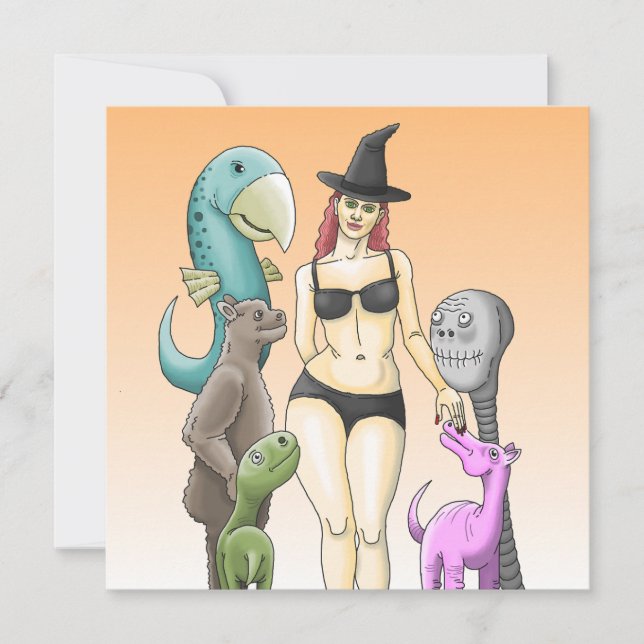 Invitation Soirée Halloween Venez Comme Vous Êtes (Devant)