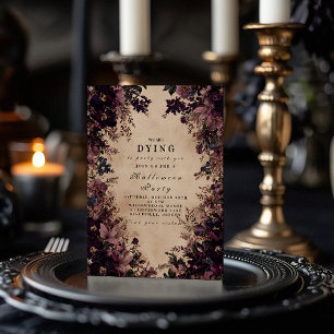 Invitation Soirée Haunée Halloween Garden